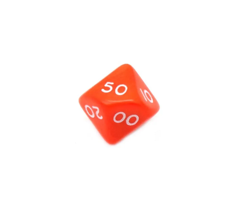 Tout Pour le Jeu Dé 10 faces dizaine en opaque de 00 à 90 à l'unité (couleur mise au hasard)