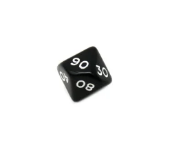 Tout Pour le Jeu Dé 10 faces dizaine en opaque de 00 à 90 à l'unité (couleur mise au hasard)