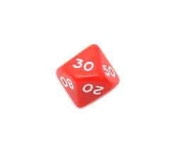Tout Pour le Jeu Dé 10 faces dizaine en opaque de 00 à 90 à l'unité (couleur mise au hasard)