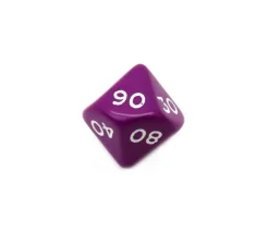 Tout Pour le Jeu Dé 10 faces dizaine en opaque de 00 à 90 à l'unité (couleur mise au hasard)