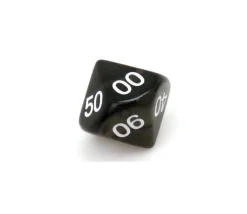 Tout Pour le Jeu Dé 10 faces dizaine translucide de 00 à 90 à l'unité (couleur mise au hasard)