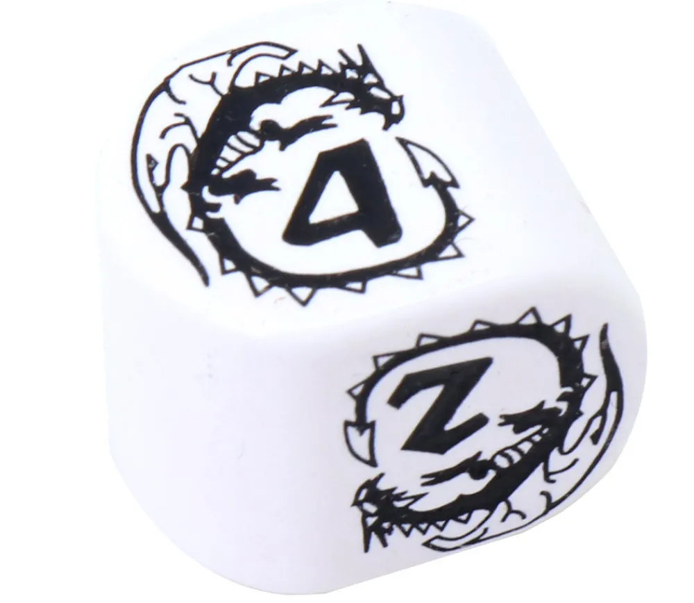 Tout Pour le Jeu Dé 4 faces dragon moderne (forme arrondie)
