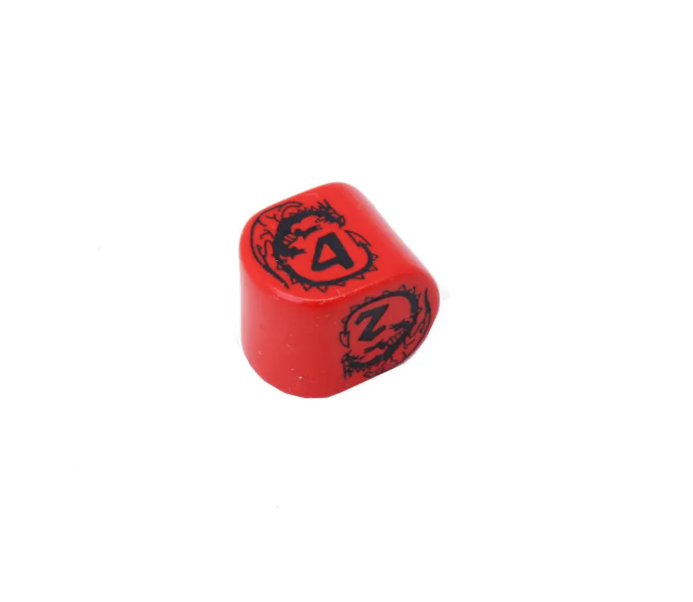 Tout Pour le Jeu Dé 4 faces dragon moderne (forme arrondie)