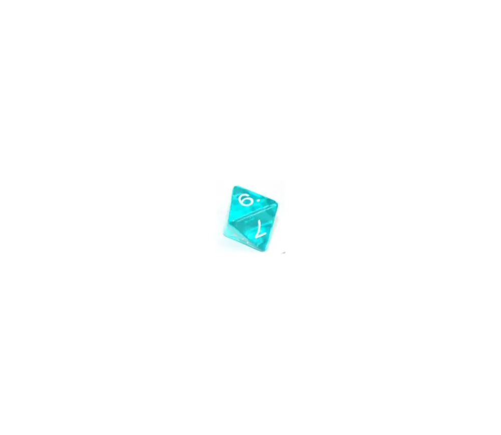 Tout Pour le Jeu Dé 8 faces en translucide coloré à l'unité (couleur au hasard)