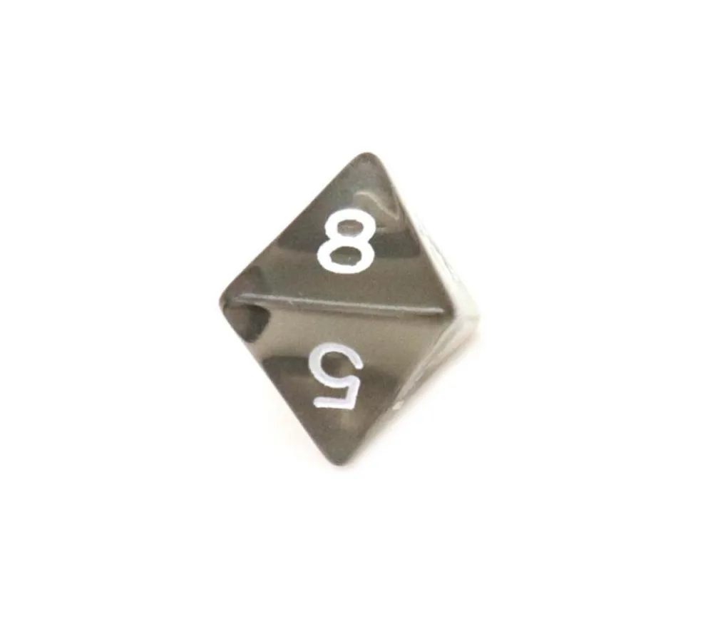 Tout Pour le Jeu Dé 8 faces en translucide coloré à l'unité (couleur au hasard)