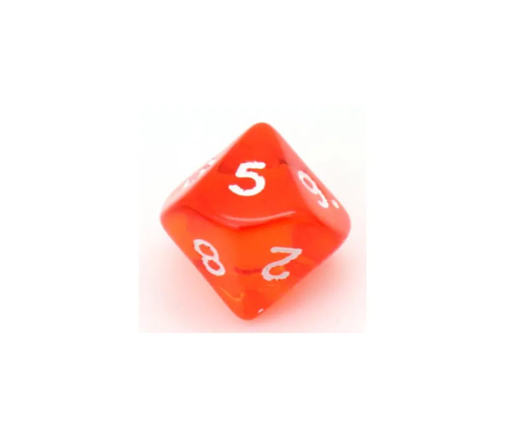 Tout Pour le Jeu Dé 10 faces en translucide de 0 à 9 à l'unité (couleur mise au hasard)