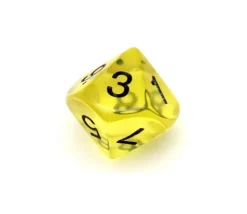 Tout Pour le Jeu Dé 10 faces en translucide de 0 à 9 à l'unité (couleur mise au hasard)
