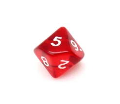 Tout Pour le Jeu Dé 10 faces en translucide de 0 à 9 à l'unité (couleur mise au hasard)