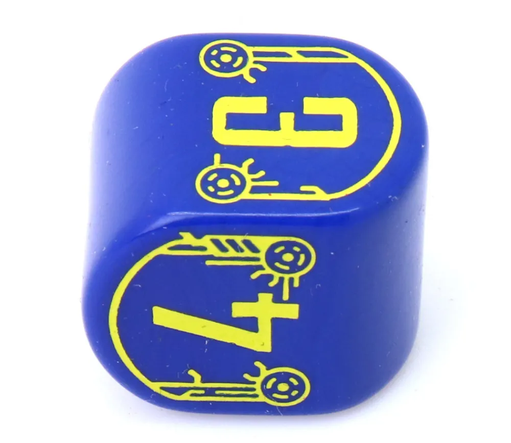 Tout Pour le Jeu Dé 4 faces Galactic moderne (forme arrondie)