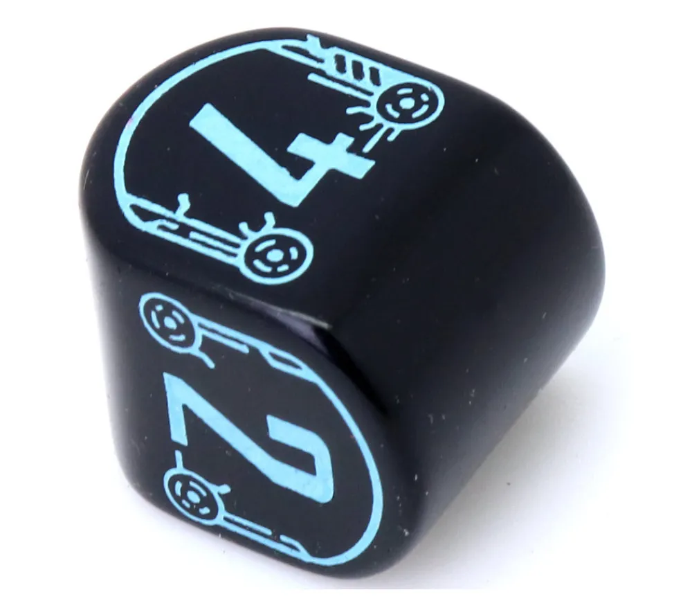 Tout Pour le Jeu Dé 4 faces Galactic moderne (forme arrondie)