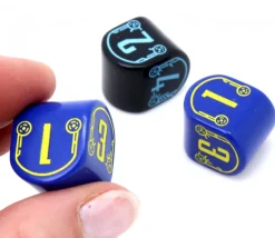 Tout Pour le Jeu Dé 4 faces Galactic moderne (forme arrondie)