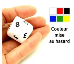 Tout Pour le Jeu Dé 10 faces géant d10 opaques JUMBO
