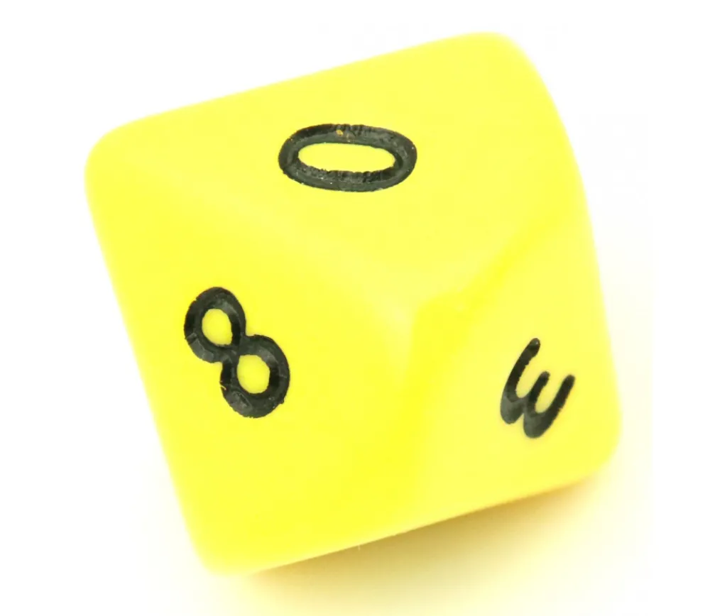 Tout Pour le Jeu Dé 10 faces géant d10 opaques JUMBO