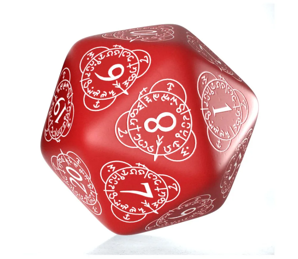 Tout Pour le Jeu Dé 20 faces géant effet graphique compteur de niveau rouge