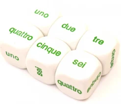 Tout Pour le Jeu Dé 6 faces italien 1 à 6 - uno a sei