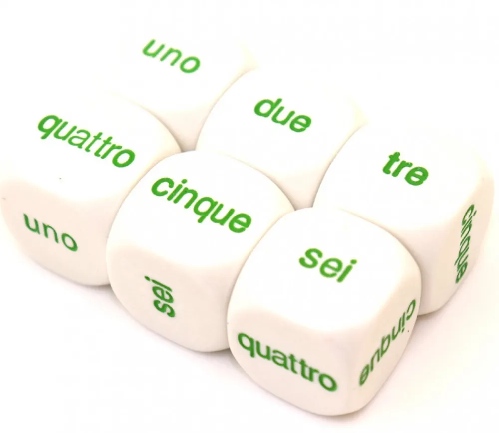 Tout Pour le Jeu Dé 6 faces italien 1 à 6 - uno a sei
