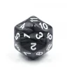 Tout Pour le Jeu Dé 30 faces noir perle D30 de jeu