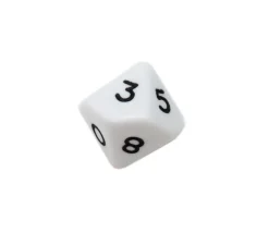 Tout Pour le Jeu Dé 10 faces opaque 0 à 9 à l'unité (couleur mise au hasard)