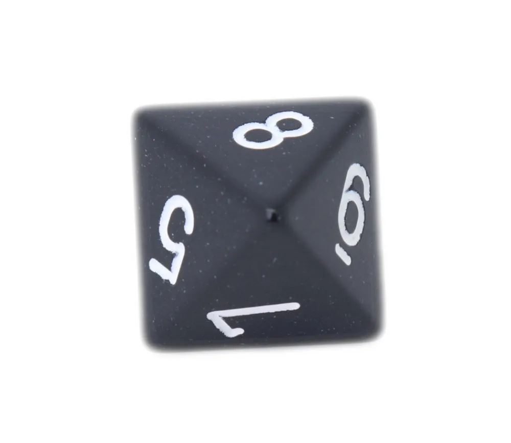 Tout Pour le Jeu Dé 8 faces opaque 1 à 8 pour jeu de société à l'unité