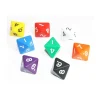 Tout Pour le Jeu Dé 8 faces opaque à l'unité (couleur au hasard)