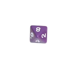 Tout Pour le Jeu Dé 8 faces opaque à l'unité (couleur au hasard)
