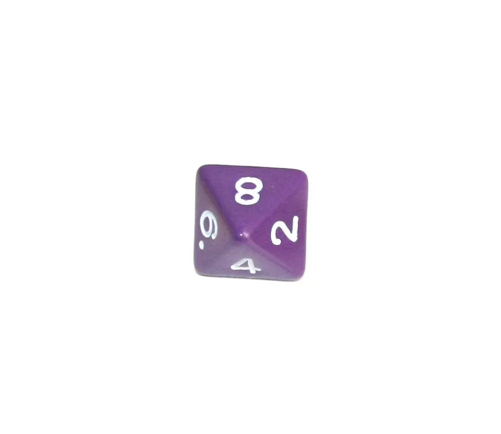 Tout Pour le Jeu Dé 8 faces opaque à l'unité (couleur au hasard)