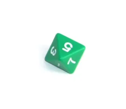 Tout Pour le Jeu Dé 8 faces opaque à l'unité (couleur au hasard)