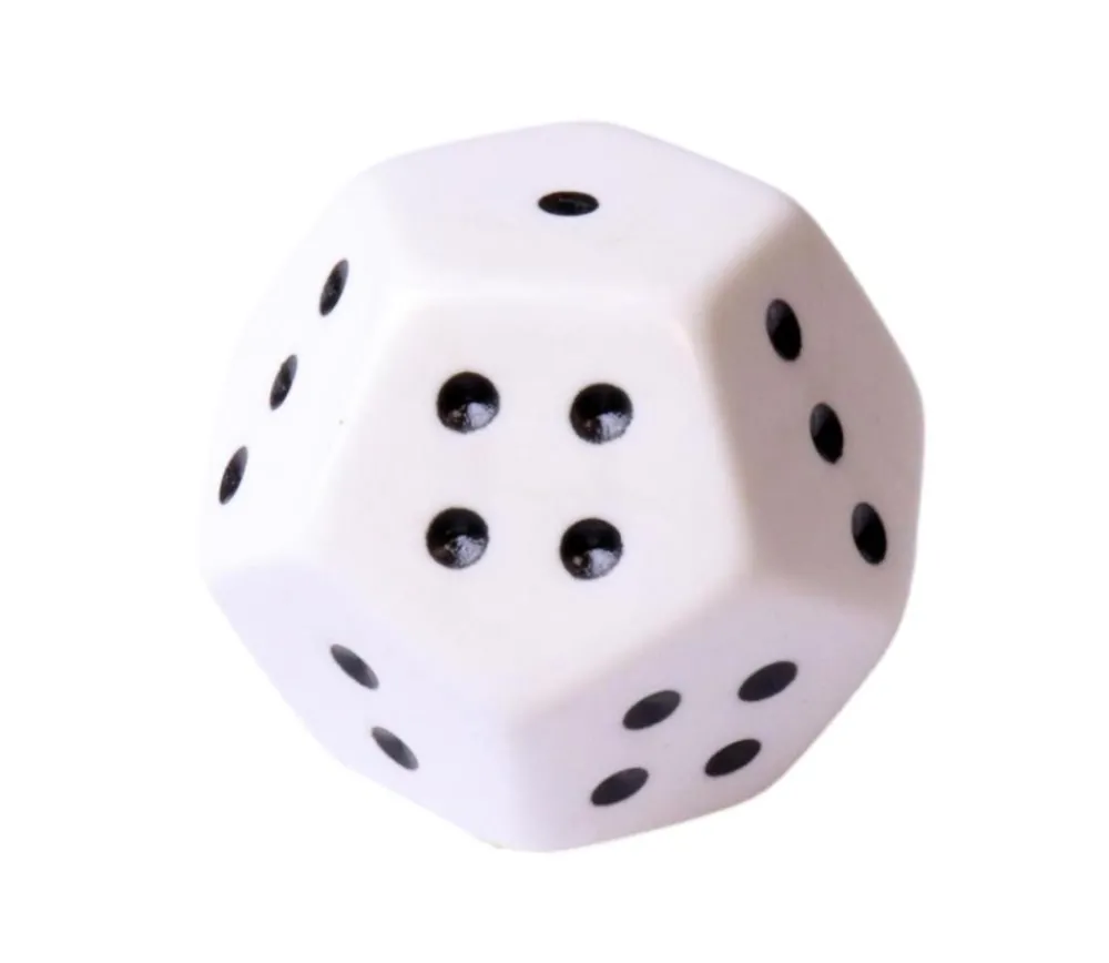 Tout Pour le Jeu Dé 12 faces points avec 3 fois 1 à 4 JUMBO