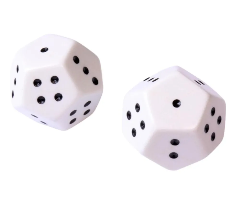 Tout Pour le Jeu Dé 12 faces points avec 3 fois 1 à 4 JUMBO