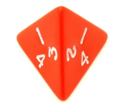 Tout Pour le Jeu Dé 4 faces pyramide 1 à 4 opaque à l'unité (couleur mise au hasard)
