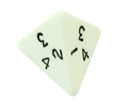 Tout Pour le Jeu Dé 4 faces pyramide 1 à 4 opaque à l'unité (couleur mise au hasard)