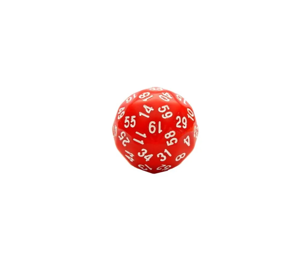 Tout Pour le Jeu Dé 60 faces rouge D60 de jeu