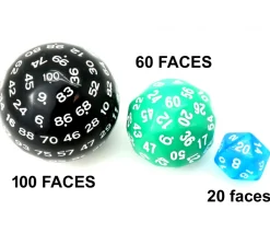 Tout Pour le Jeu Dé 60 faces vert D60 de jeu