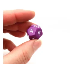 Tout Pour le Jeu Dé à jouer 12 faces opaques dodécaèdre à l'unité (couleur mise au hasard)