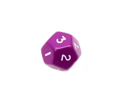 Tout Pour le Jeu Dé à jouer 12 faces opaques dodécaèdre à l'unité (couleur mise au hasard)