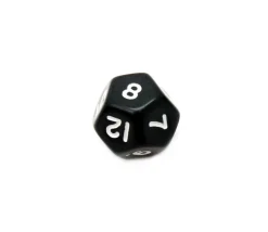 Tout Pour le Jeu Dé à jouer 12 faces opaques dodécaèdre à l'unité (couleur mise au hasard)