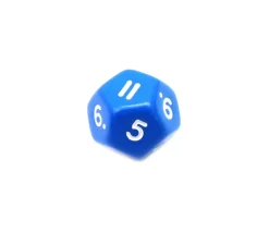 Tout Pour le Jeu Dé à jouer 12 faces opaques dodécaèdre à l'unité (couleur mise au hasard)