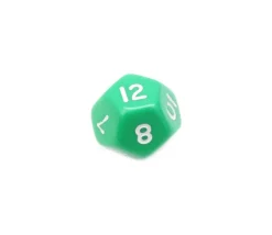 Tout Pour le Jeu Dé à jouer 12 faces opaques dodécaèdre à l'unité (couleur mise au hasard)