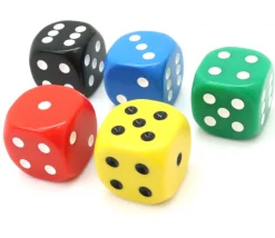 Tout Pour le Jeu Dé à jouer 22 mm bleu de 1 à 6