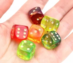 Tout Pour le Jeu Dé à jouer 15 mm gem bicolore blitz