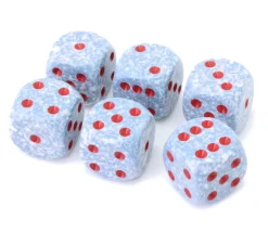 Tout Pour le Jeu Dé à jouer 16 mm gris effet granit Speckled - Air- Chessex