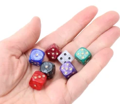 Tout Pour le Jeu Dé à jouer 12 mm nacré à l'unité couleur à choisir