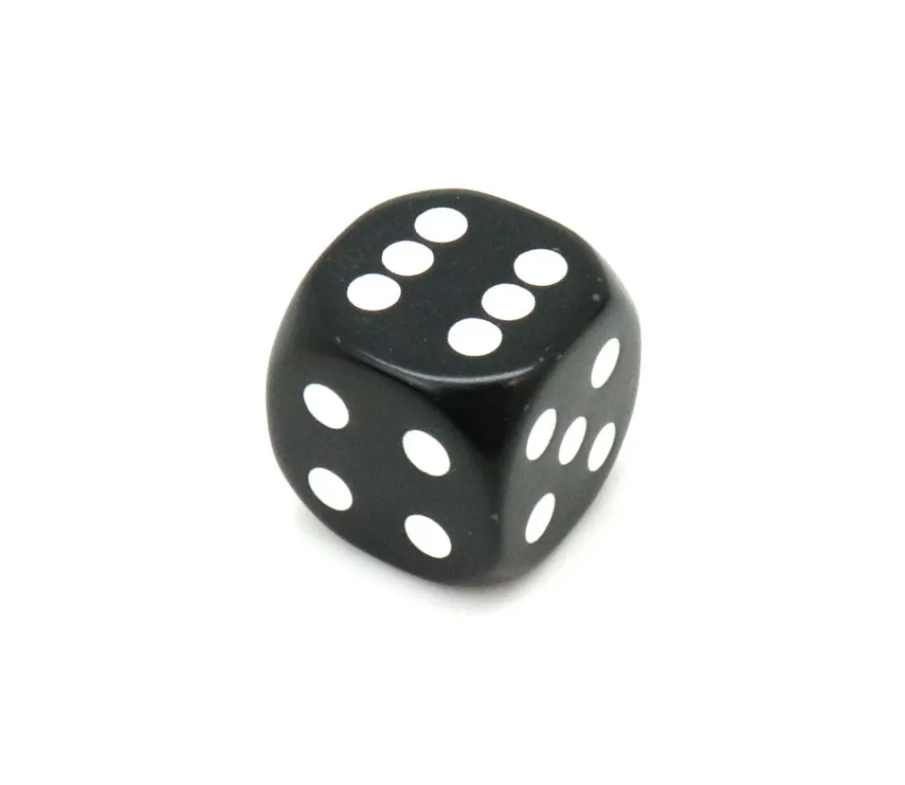 Tout Pour le Jeu Dé à jouer 22 mm noir de 1 à 6