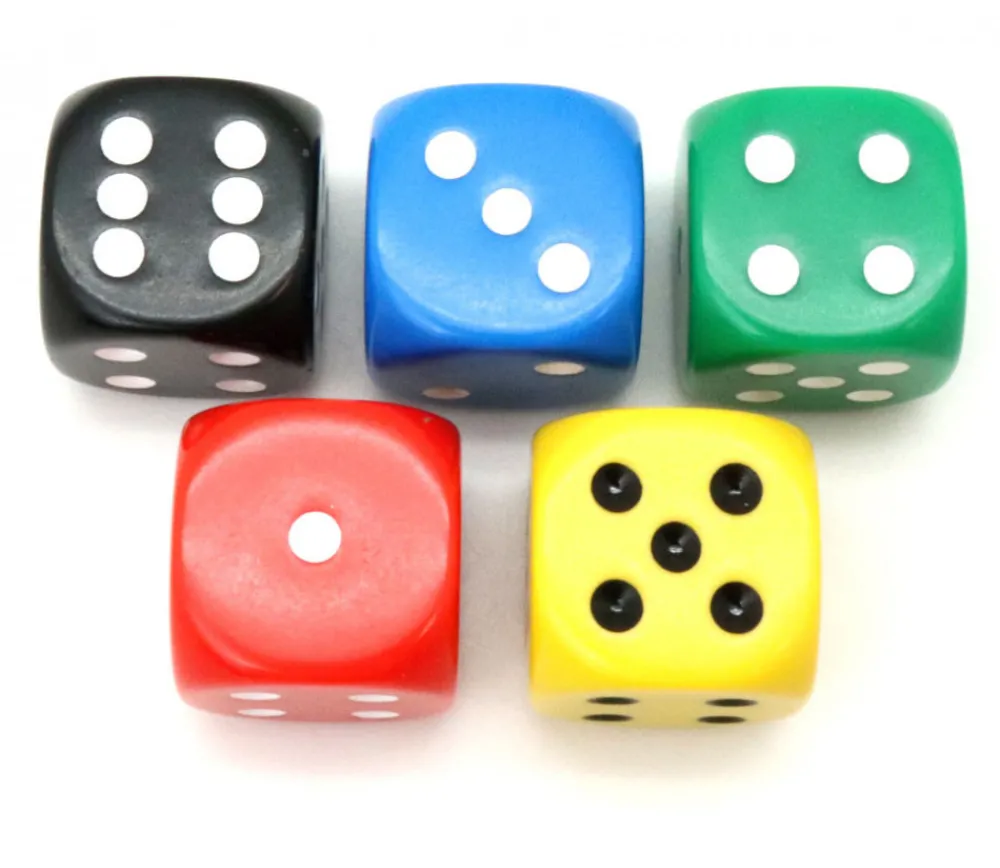 Tout Pour le Jeu Dé à jouer 22 mm rouge de 1 à 6