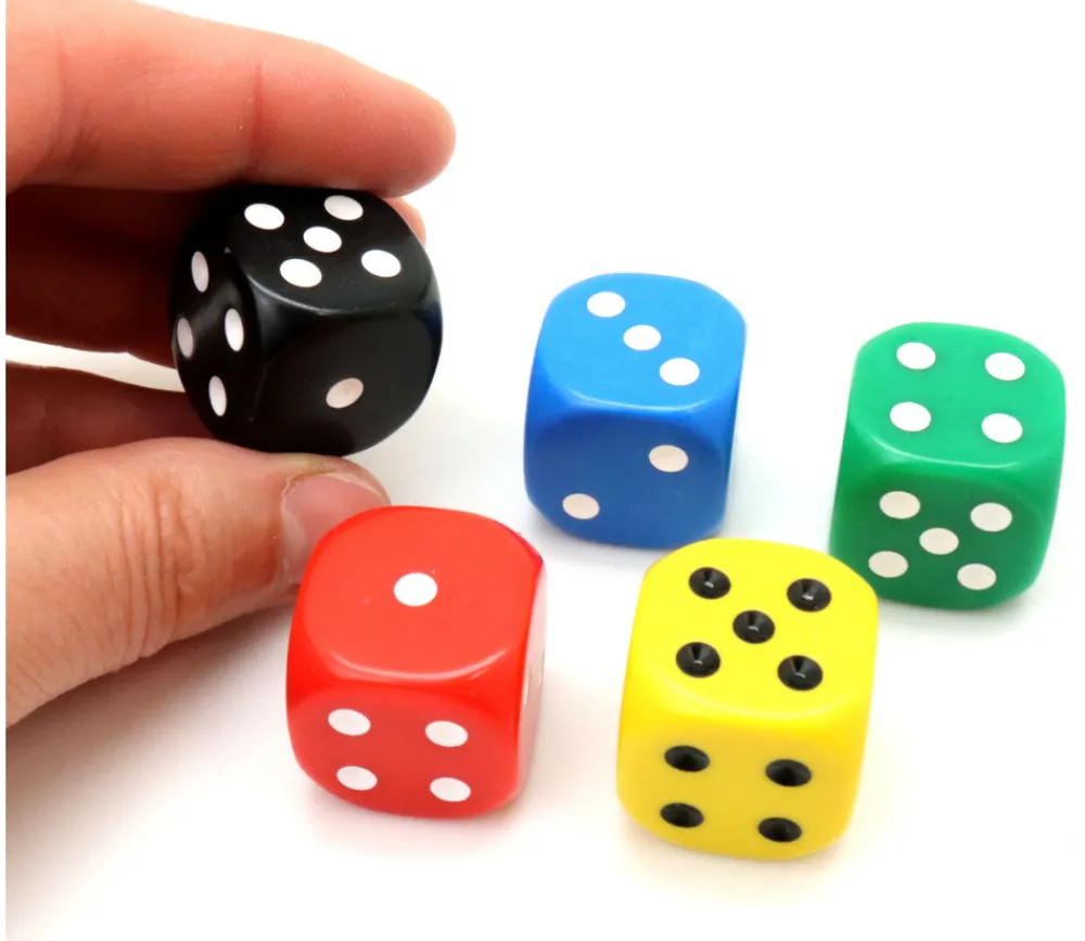 Tout Pour le Jeu Dé à jouer 22 mm rouge de 1 à 6