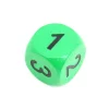 Tout Pour le Jeu Dé à jouer bois chiffres 1 2 3 1 2 3 vert en 16 mm