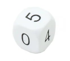 Tout Pour le Jeu Dé à jouer chiffres 0 1 2 3 4 5 de 16 mm BLANC