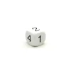 Tout Pour le Jeu Dé à jouer chiffres 123456 18 mm de côté BLANC