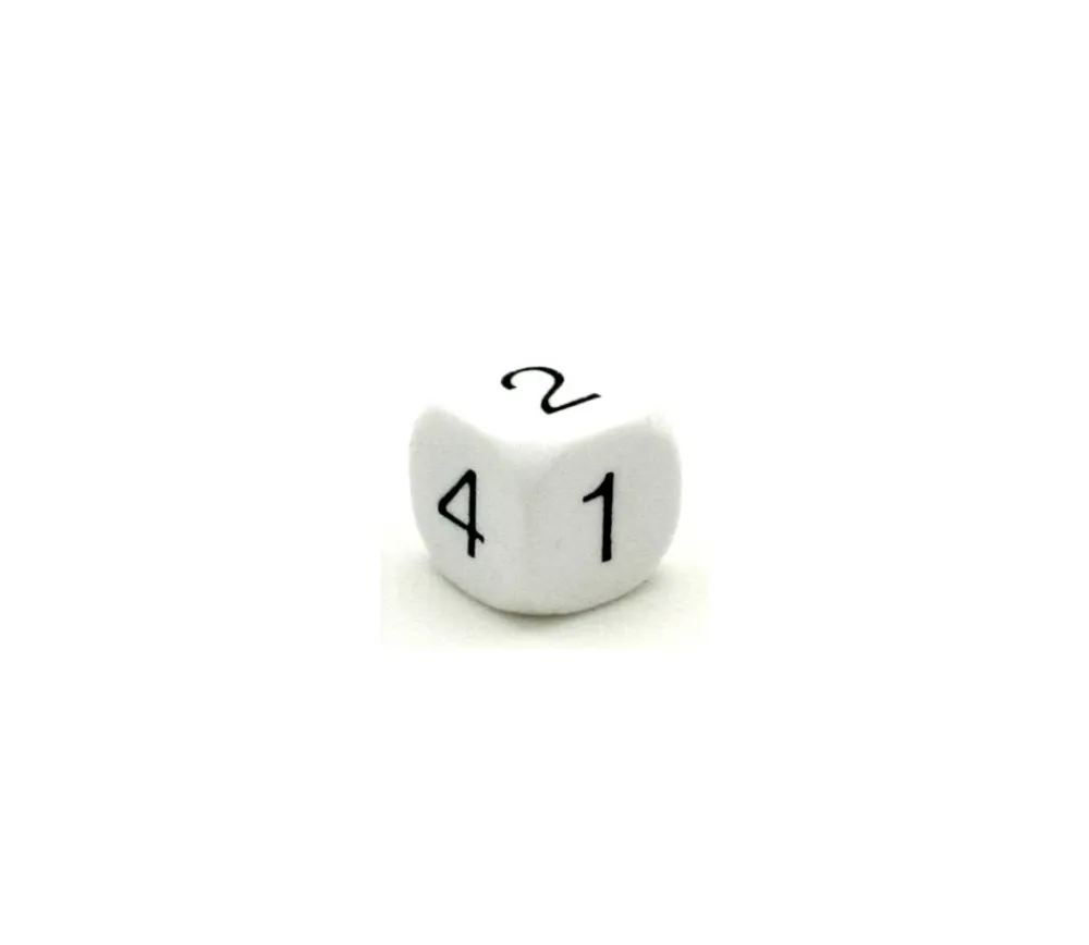 Tout Pour le Jeu Dé à jouer chiffres 123456 18 mm de côté BLANC