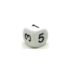 Tout Pour le Jeu Dé à jouer chiffres 123456 en 22 mm de côté BLANC